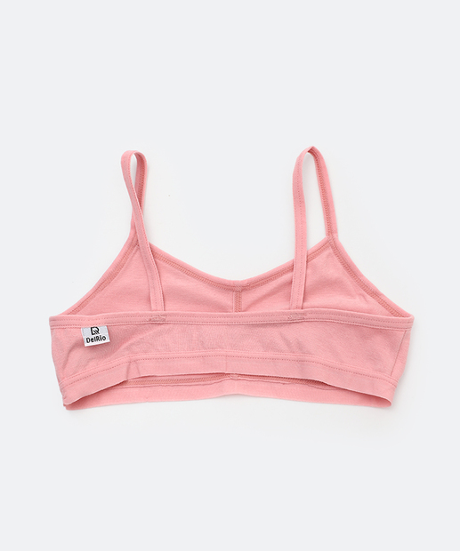 Conjunto Juvenil Top e Calcinha DelRio Tam 10 a 16 Rosa 