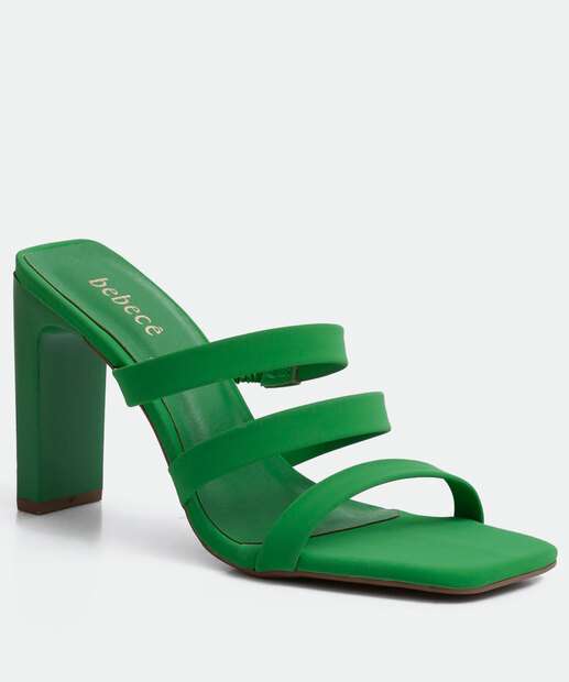 Tamanco Feminino Salto Grosso Tiras Bebecê 