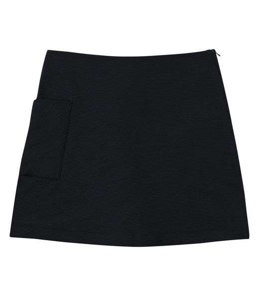 Shorts Saia Feminino Em Moletinho Endless Preto