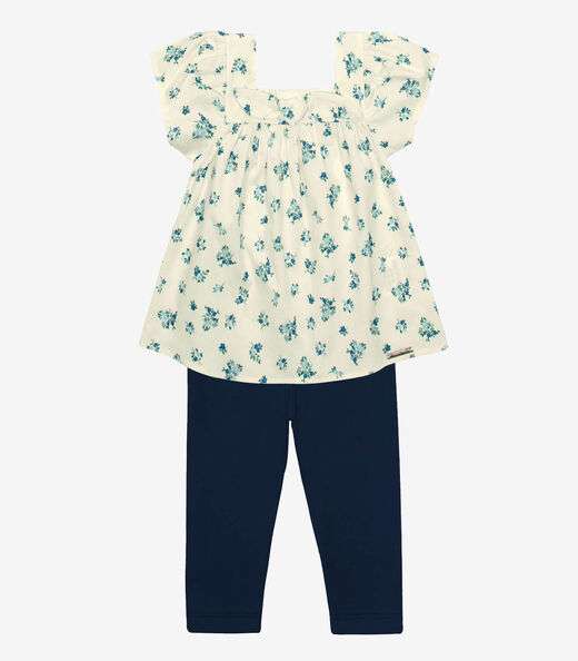 Image_Conjunto Infantil Bata Com Legging Trick Nick Bege