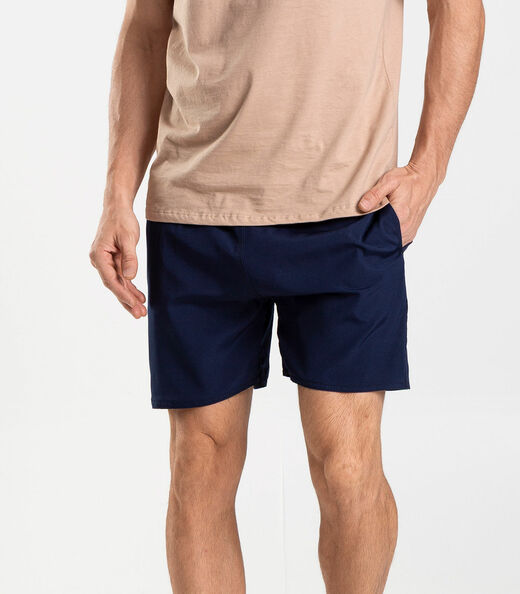 Bermuda Masculina Lisa De Microfibra Long Bong Azul