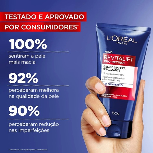 Gel De Limpeza Facial L'Oréal Paris Revitalift Pro Retinol 150g