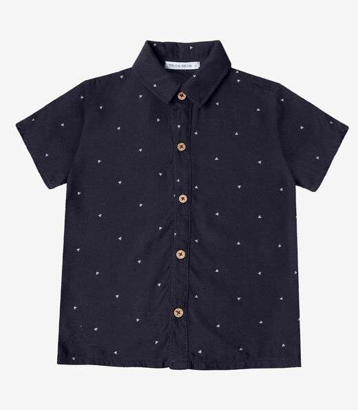 Image_Camisa Infantil Masculina Gola Dupla Trick Nick Azul