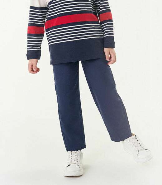 Calça Infantil Masculina Em Sarja Trick Nick Azul