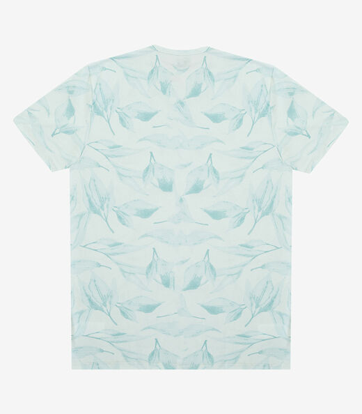 Camiseta Masculina Estampada Select Azul