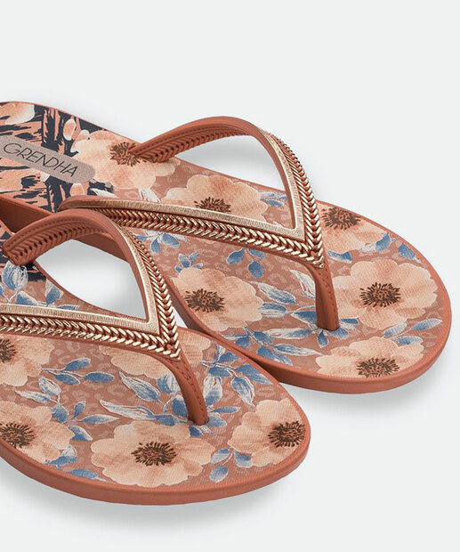 Chinelo Feminino Grendha Mais Açai Rosa