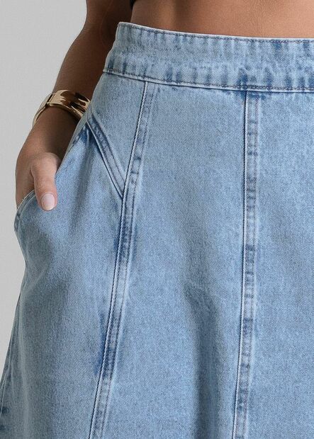 Saia Jeans Sawary Midi - 281999