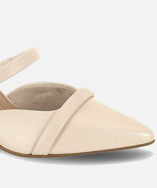 Scarpin Mule Feminino Salto Grosso Tiras Beira Rio