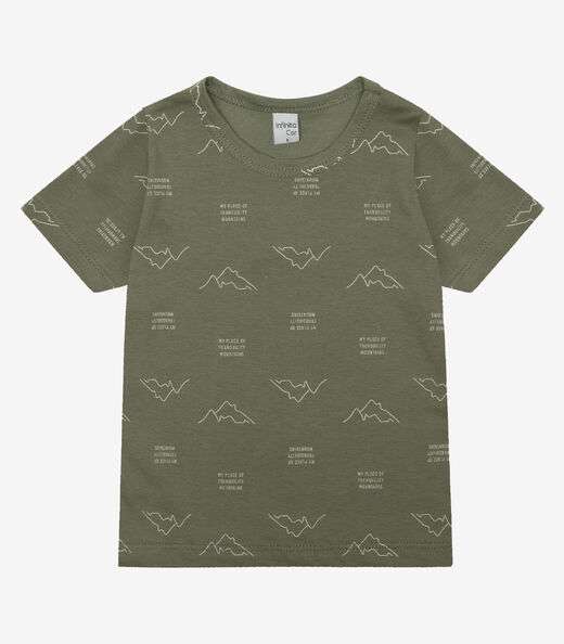 Image_Camiseta Infantil Masculina Animais Infinita Cor Verde