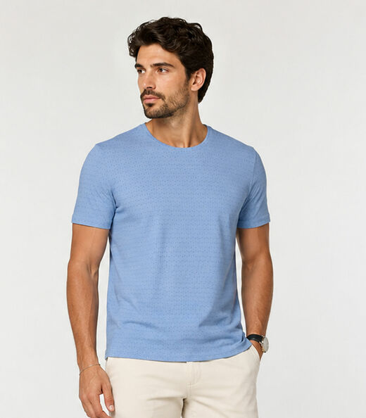 Image_Camiseta Masculina Básica Em Malha Drop Select Azul