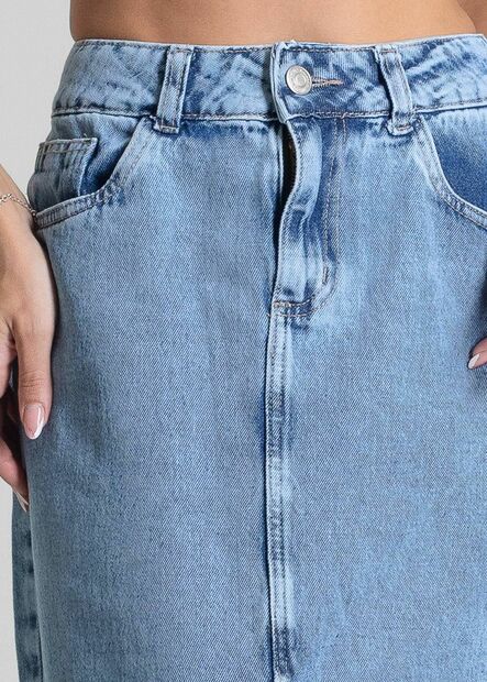 Saia Jeans Sawary Midi - 281986