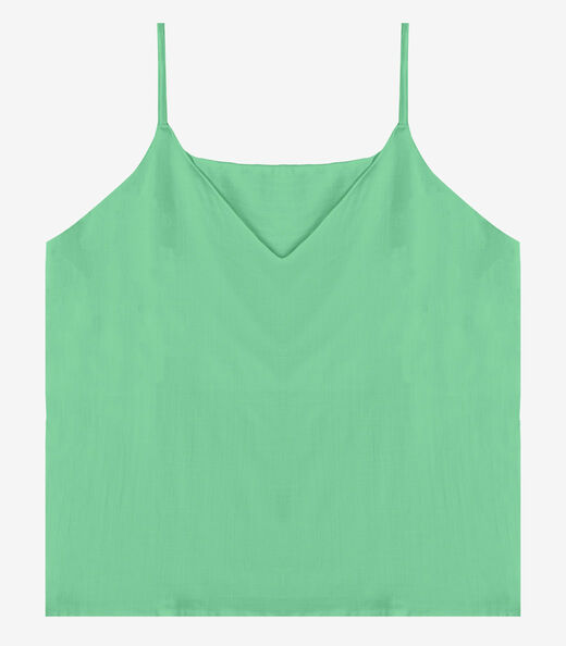 Regata Feminina Com Alças Finas Infinita Cor Verde
