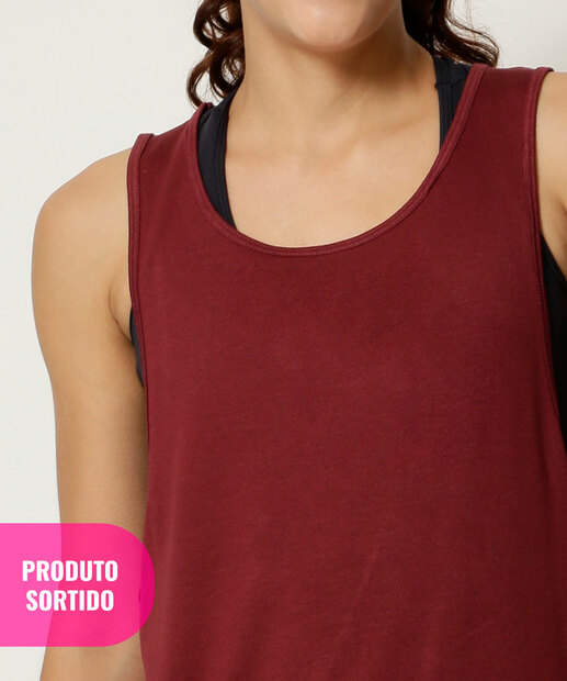 Blusa Regata Sortida Feminina Fitness Marisa