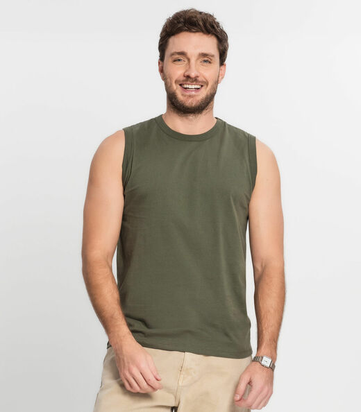 Regata Masculina Básica Rovitex Verde