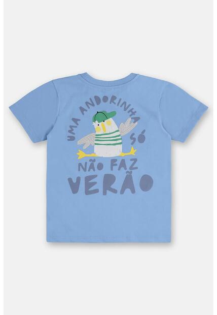 Conjunto Menino Camiseta e Short Três e Já