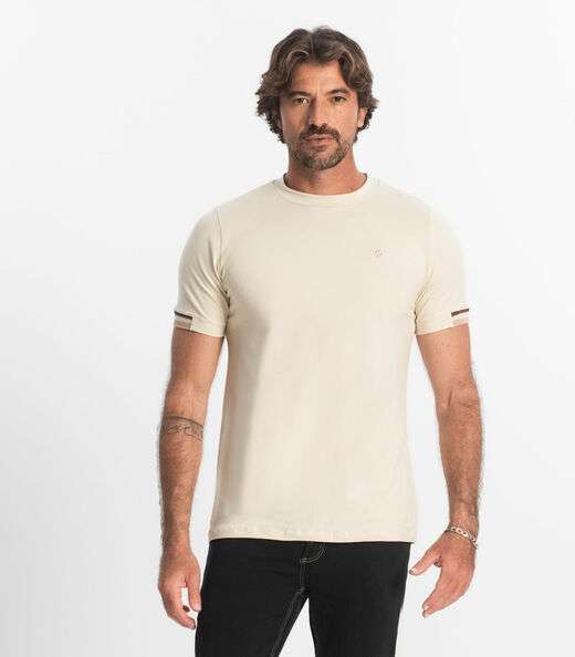 Image_Camiseta Masculina Diametro Bege