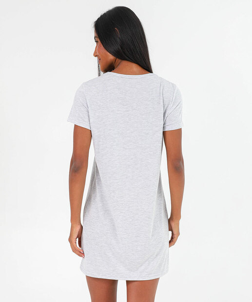 Camisola Feminina Estampa Mickey Disney Cinza