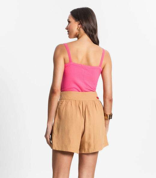 Blusa de Alça Feminina Select Rosa