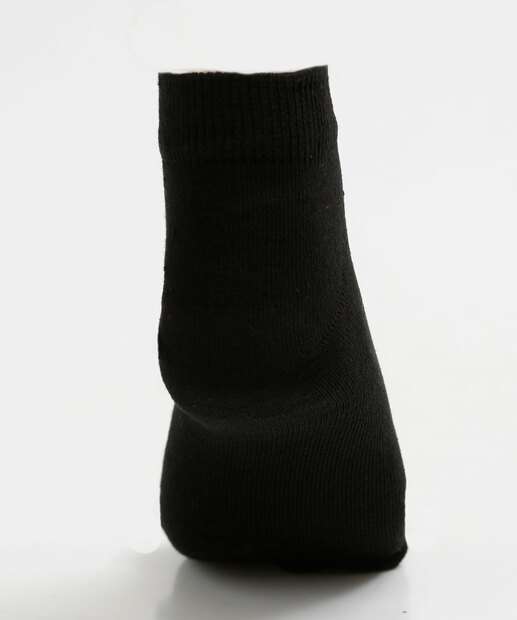 Kit 3 Pares Meias Cano Curto Feminina Corações Marisa