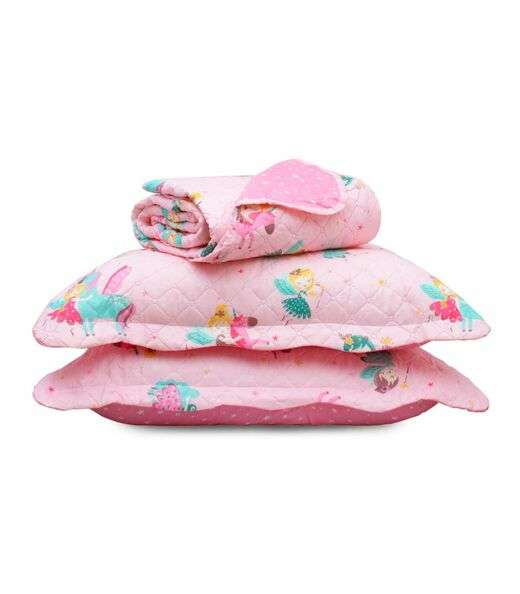 Image_Kit Cobre Leito Casual Kids Casal Appel Rosa