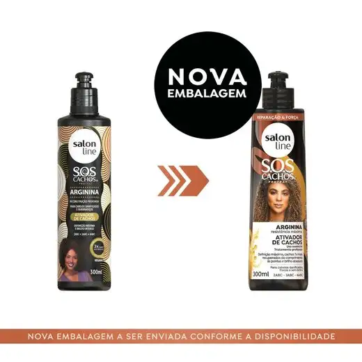 Ativador Salon Line Sos Arginina Reconstrução 300ml