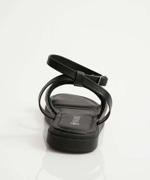 Sandália Feminina Flatform Via Uno Preto