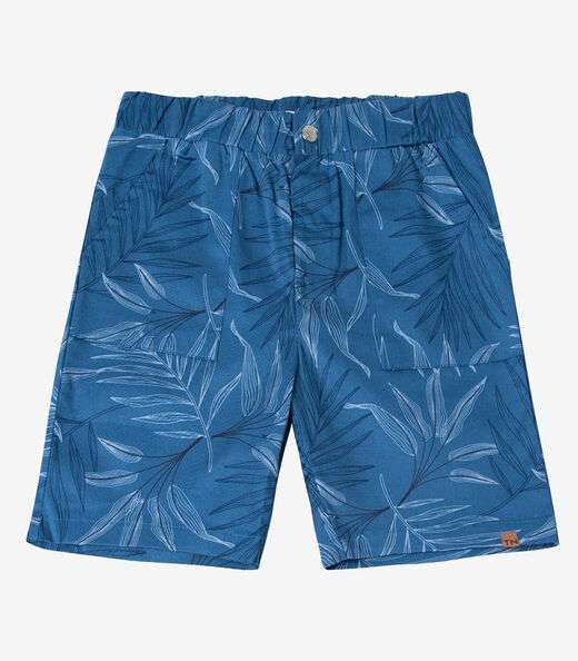 Image_Bermuda Masculina Infantil Sarja Trick Nick Azul