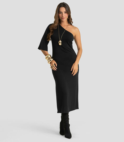 Image_Vestido Longo Feminino Molicotton Viscose Dianna Preto