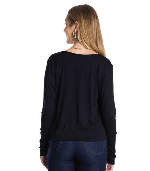 Blusa Manga Longa Endless Preto