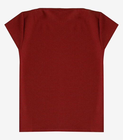 Blusa Feminina Em Tecido Classic Infinita Cor Vermelho