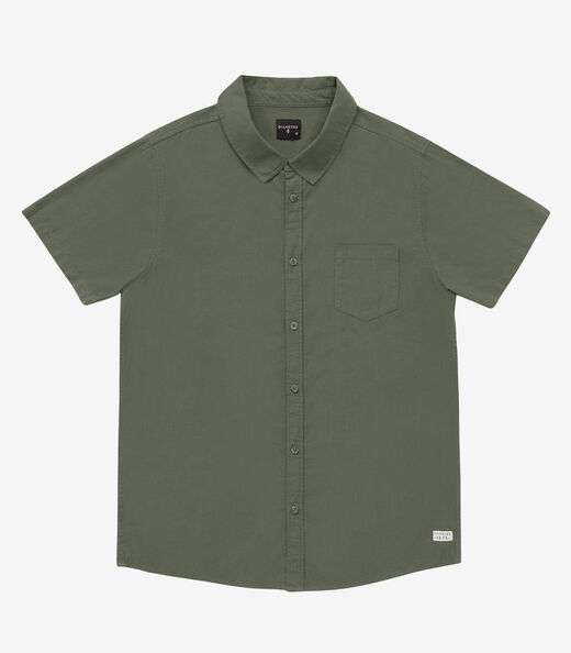 Camisa Masculina Em Tricoline Diametro Verde