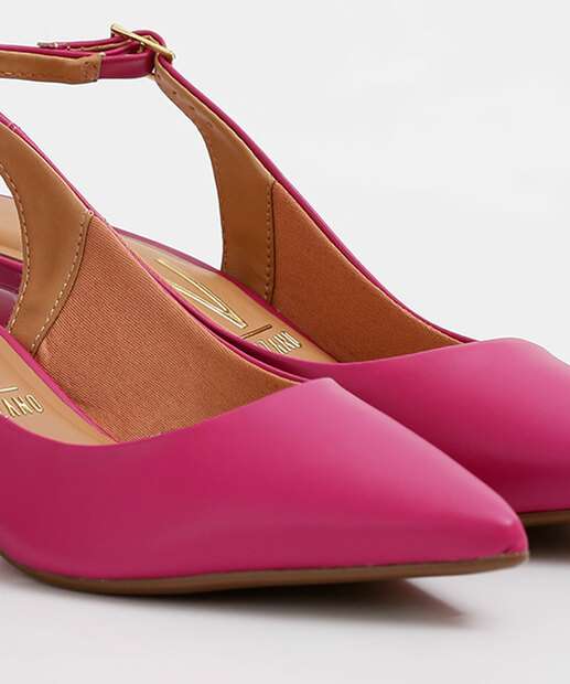 Scarpin Feminino Slingback Salto Fino Vizzano 