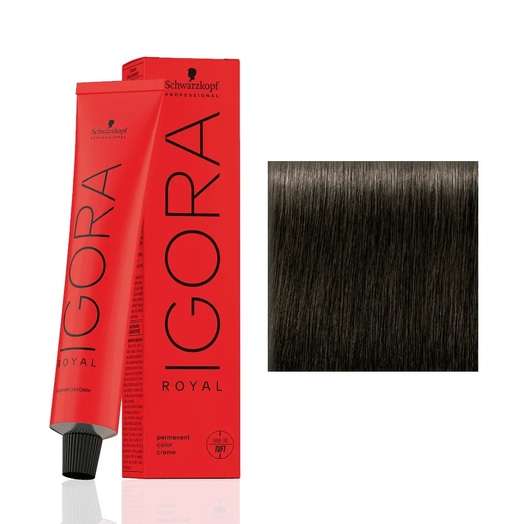 Coloração Schwarzkopf Igora Royal 60ml Cor:5-0 Castanho Claro