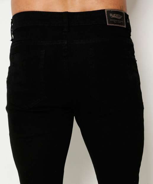 Calça Masculina Sarja Skinny Bolsos 