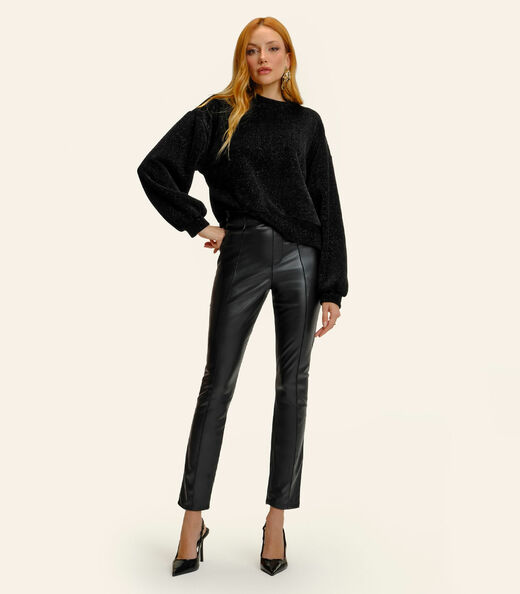 Blusão Feminino Tricot Endless Preto