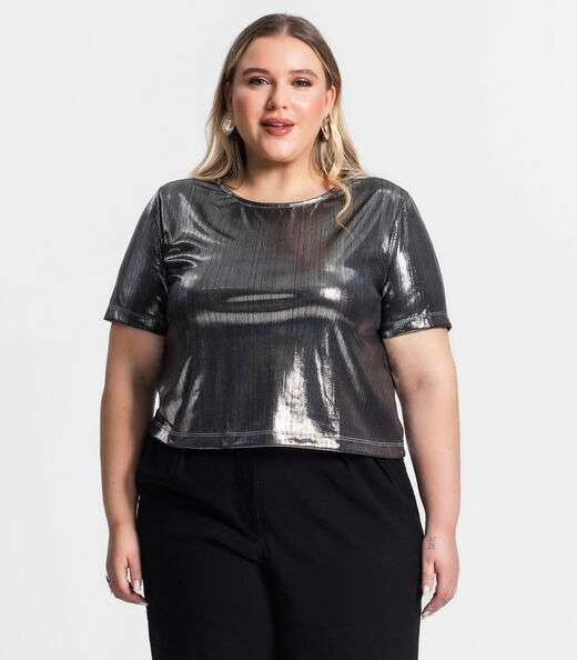 Image_Blusa Feminina Plus Size Secret Glam Cinza