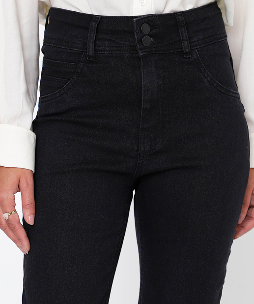 Calça Jeans Skinny Feminina Preto