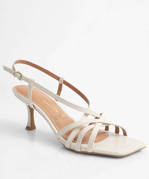 Image_Sandália Feminina Tiras Textura Salto Fino Vizzano