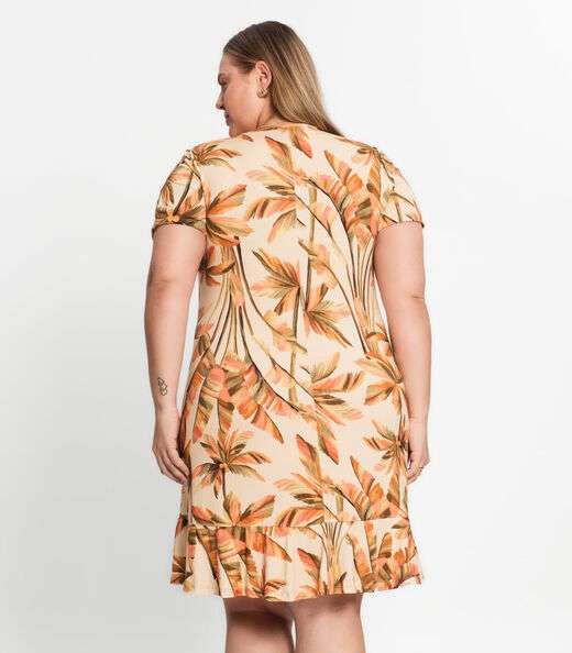 Vestido Plus Size Select Rosa