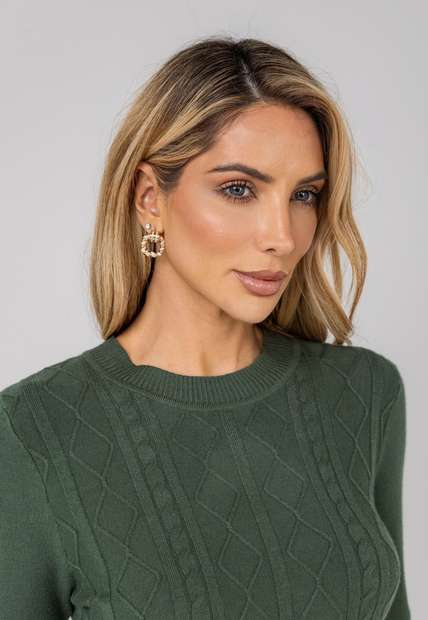 Image_Brinco Semijoia Cravejado Vazado Com Zircônias Banho Em Ouro 18k