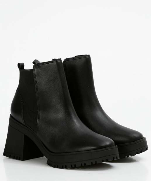 Bota Feminina Chelsea Salto Grosso Vizzano 