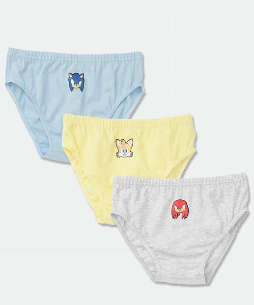 Image_Kit 3 Cuecas Infantil Sonic Tam 2 a 12