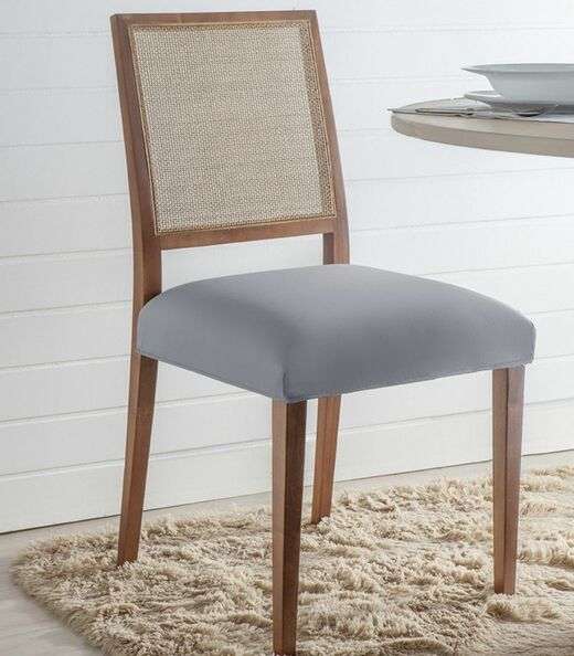 Image_Capa Para Assento De Cadeira Adomes Cinza