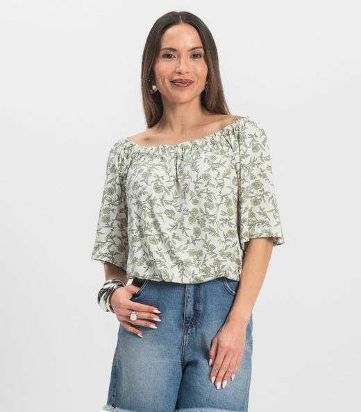 Image_Blusa Feminina Ciganinha Infinita Cor Verde