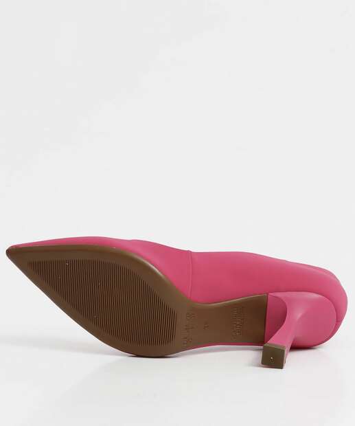 Scarpin Feminino Nobuck Salto Fino Bebecê