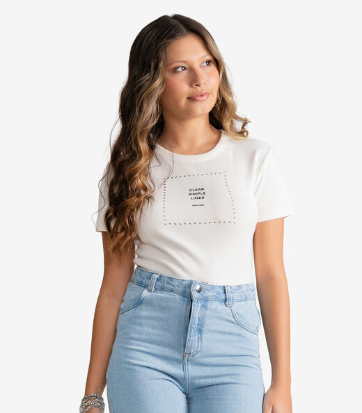 Image_Blusa Feminina Em Ribana Com Termocolante Minty Bege