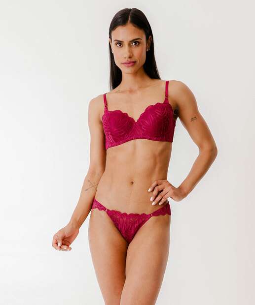 Calcinha Fio Dental Renda Marisa