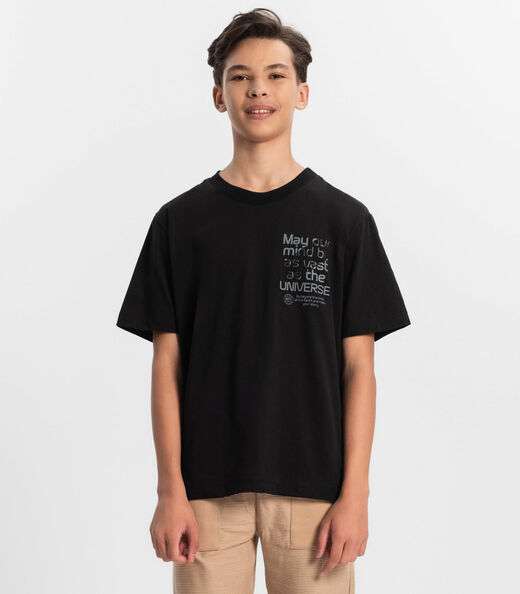 Image_Camiseta Juvenil Masculina Minty Preto