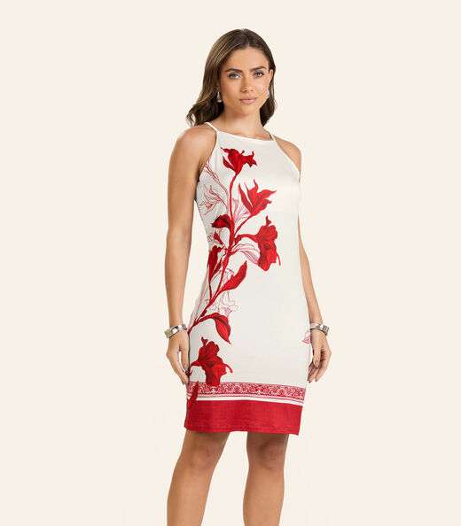 Vestido curto Endless Bege