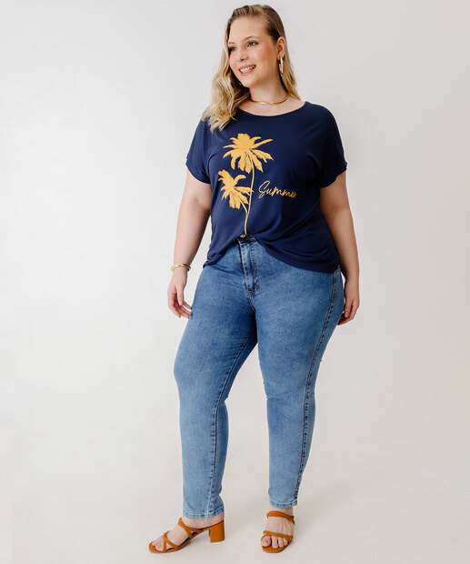 Image_Calça Plus Size Feminina Jeans Push Up Sawary